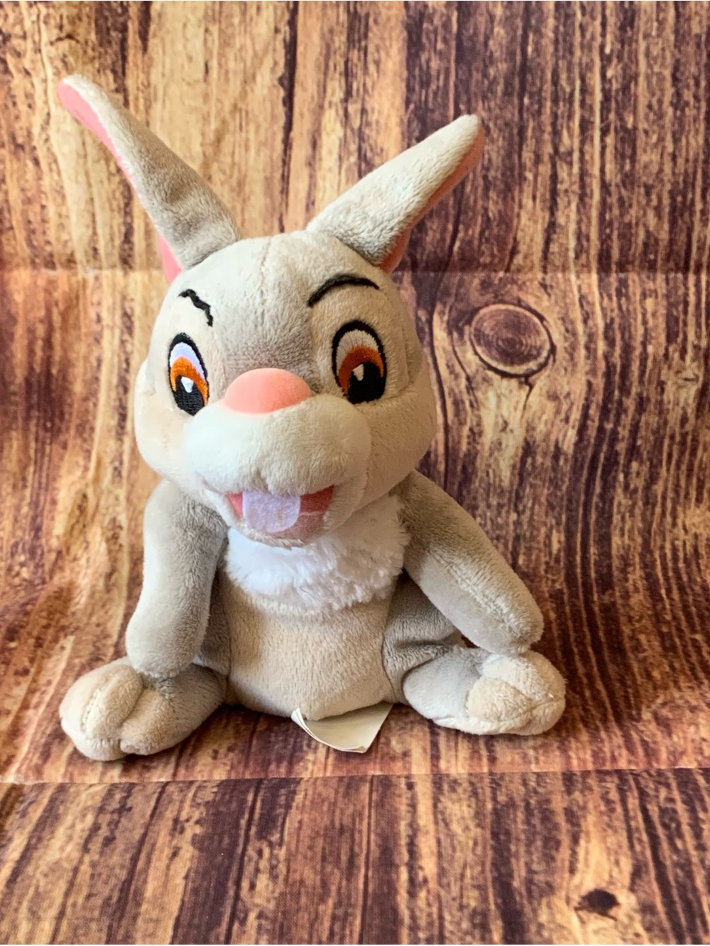 Disney Bambi "Thumper" Gray Rabbit Stuffed Plush Size: 6"